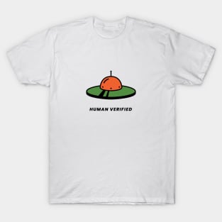 Human Verified by UFO T-Shirt